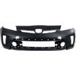 TOPRIU12-87Q-0 Front Primed Bumper Cover, White Glove Premium Unfolded Delivery, CAPA Certified