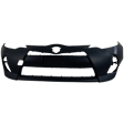 TOPRIU12A-87-0 Front Primed Bumper Cover, White Glove Premium Unfolded Delivery