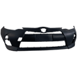 TOPRIU12A-87-0 Front Primed Bumper Cover, White Glove Premium Unfolded Delivery