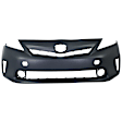 TOPRIU12BA-87Q-0 Front Primed Bumper Cover, White Glove Premium Unfolded Delivery, CAPA Certified