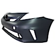 TOPRIU12BA-87Q-0 Front Primed Bumper Cover, White Glove Premium Unfolded Delivery, CAPA Certified