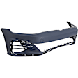 VWGTI18-87Q-0 Front Primed Bumper Cover, CAPA Certified