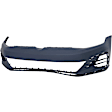 VWGTI18-87Q-0 Front Primed Bumper Cover, CAPA Certified