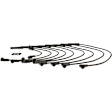 10008 Standard Blue Streak Spark Plug Wire, Set of 8