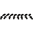 10026 Standard Blue Streak Spark Plug Wire, Set of 8