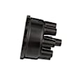 AL-131 Standard OE Replacement Distributor Cap - Black, Direct Fit, Sold individually