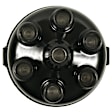 AL-138 Standard OE Replacement Distributor Cap - Black, Direct Fit, Sold Individually