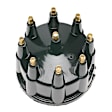 AL-482 Standard OE Replacement Distributor Cap - Black, Direct Fit, Sold individually