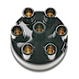 AL-96 Standard OE Replacement Distributor Cap - Black, Direct Fit, Sold individually