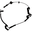 2005 Mercury Mariner - Front, Driver Side ABS Speed Sensor, Standard OE Replacement