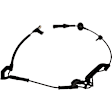 2005 Mercury Mariner - Front, Driver Side ABS Speed Sensor, Standard OE Replacement