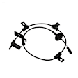 2012 Ford Escape - Rear, Passenger Side ABS Speed Sensor, Without Automated Parking Assist, Standard OE Replacement