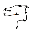 ALS3031 Rear, Driver Side Standard OE Replacement ABS Speed Sensor Sold Individually