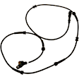 ALS49 Front, Driver or Passenger Side Standard OE Replacement ABS Speed Sensor Sold Individually