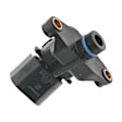 AS221 MAP Sensor 3-Prong Male Blade Terminal; Female Connector, Standard OE Replacement
