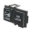 DS-1424 Driver Side Door Lock Switch Black