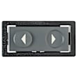 1994 Chevrolet C1500 - Front, Passenger Side Window Switch, Square Body, Gray, Standard OE Replacement