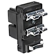 DS-1749 Front, Driver Side Standard OE Replacement Window Switch Chrome
