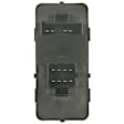 DS-2133 Front, Driver Side Standard Series Window Switch Black 5 Buttons