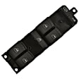 DS-2325 Front, Driver Side Standard Intermotor Window Switch Black 6 Buttons