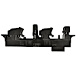 DS-2325 Front, Driver Side Standard Intermotor Window Switch Black 6 Buttons