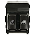 DS-2390 Front, Driver or Passenger Side Window Switch, Black, 2 Buttons
