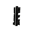 DWS-1004 Front, Driver Side Standard Series Window Switch Black