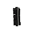DWS-1004 Front, Driver Side Standard Series Window Switch Black
