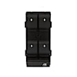 2012 Chevrolet Silverado 1500 - Front, Driver Side Window Switch, 4-Door, without Power Folding Mirrors, without Heated Mirrors, Switch Only, Black, Standard OE Replacement
