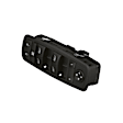 2010 Chrysler Town & Country - Front, Driver Side Window Switch, Without Power Sliding Door, Without Power Folding Mirrors, With Power Rear Windows, Black, 9 Buttons, Standard OE Replacement