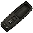 DWS1837 Front, Passenger Side OE Replacement Series Window Switch Black