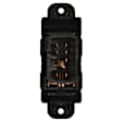 DWS1857 Front or Rear, Driver or Passenger Side OE Replacement Series Window Switch Black