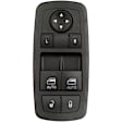 2018 Dodge Challenger - Front, Driver Side Window Switch, with Power Mirrors, Black