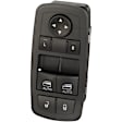 2018 Dodge Challenger - Front, Driver Side Window Switch, with Power Mirrors, Black