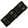 DWS2073 Front, Driver Side Window Switch, Black, 6-button, with Driver Auto Down
