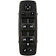 2016 Dodge Dart - Front, Driver Side Window Switch, With One Touch Window Open/Close, Black