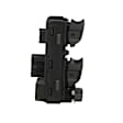 Front, Driver Side Window Switch, Black, without Memory Mirrors
