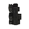 Front, Driver Side Window Switch, Black, without Memory Mirrors
