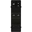DWS-366 Front, Driver Side Window Switch, Black, Sedan, with Driver and Passenger Auto Down