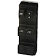 DWS-366 Front, Driver Side Window Switch, Black, Sedan, with Driver and Passenger Auto Down