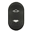 DWS-708 Front or Rear, Driver or Passenger Side Window Switch, Black, 1 Button