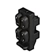2001 Ford F-150 Lariat - Front, Driver Side Window Switch, Crew Cab Pickup, Black, Standard OE Replacement
