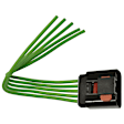 F90018 Direct Fit HVAC Blower Motor Resistor Connector, Sold Individually