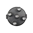 JH-110 Standard OE Replacement Distributor Cap - Black, Direct Fit, Sold individually