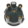 JH-128 Standard OE Replacement Distributor Cap - Black, Direct Fit, Sold individually