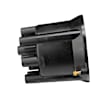 JH-129 Standard OE Replacement Distributor Cap - Black, Direct Fit, Sold individually