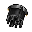 JH-129 Standard OE Replacement Distributor Cap - Black, Direct Fit, Sold individually