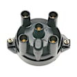 JH-133 Standard OE Replacement Distributor Cap - Black, Direct Fit, Sold individually