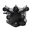 JH-179 Standard OE Replacement Distributor Cap - Black, Direct Fit, Sold individually