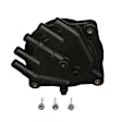 JH-197 Standard OE Replacement Distributor Cap - Black, Direct Fit, Sold individually